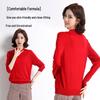 Hengyuanxiang Women's Fine Wool Pullover Base Layer Sweater