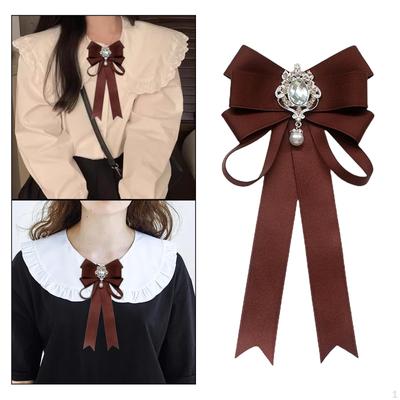 Женский галстук-бабочка, воротник, нагрудник, ювелирные изделия, модное жабо, корсаж для дам, рубашка на шею для девочек