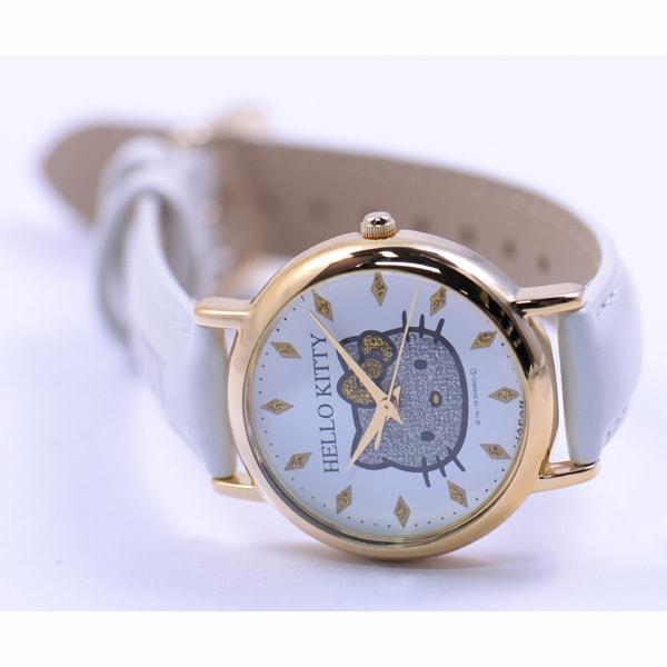 Citizen Женщины 0009N003 ( Смотреть Q&Q Hello Kitty Смотреть) Круглые часы из белой латуни, аналоговые