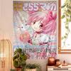 VIKAMA Puella Magi Madoka Magica Большой настенный гобелен Бохо Хиппи Индийский Будда Комната Колдовства Декор