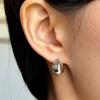 By Hyeres Fig One Touch Earrings (Silver) BH7E4A728WBXXX