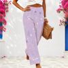 Women Plus Size Halloween Printed Loose Wide Leg Full Length Pants