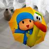 Автоматический зонт в стиле Pocoyo, легкий и портативный, 8 спиц, идеально подходит для путешествий на свежем воздухе, на дни рождения, Рождество, в качестве подарков.