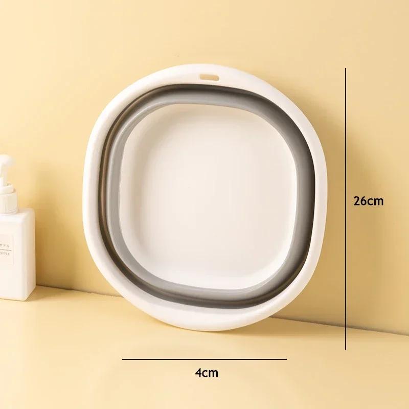 Портативные умывальники Пластиковые складные умывальники Предметы первой необходимости для общежития Складное ведро Таз Умывальник Аксессуары для ванной и кухни