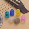 6pcs Guitar Silicone Finger Fingertip Protectors for Guitar Ukulele Beginners (Random Color Delivery)