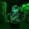 Jujutsu Kaisen Аниме Фигурка Годзё Сатору 3D светодиодные лампы RGB Неоновые USB ночные огни Спальня Стол Украшение стола Манга Подарок на день рождения