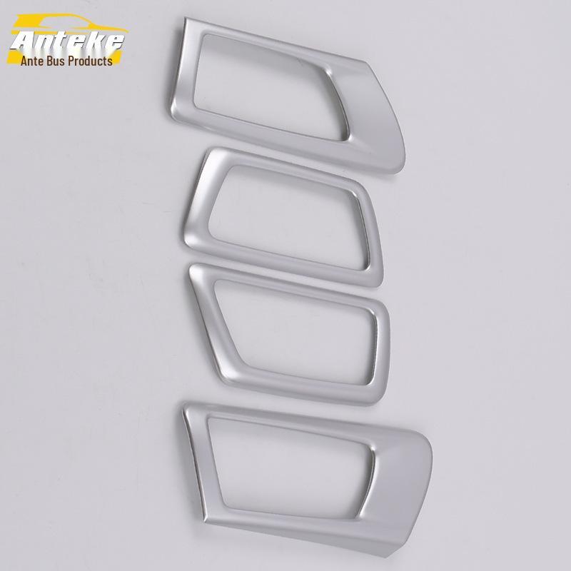 15 Camry Внутренние дверные чаши Хромированное кольцо и Защитная пленка от царапин Набор