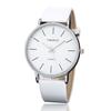 Simple Style White Leather Watches Women Fashion Watch Minimalist Ladies Casual Wrist Watch Female Quartz Clock Reloj Mujer