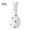 Multifunctional Resin Art Cute Polka Dot Giraffe Vase, Hand-painted Flower Creative Big-mouthed Unique Home Decor Accents Holder for Living