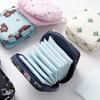1PC Women Sanitary Napkin Tampon Storage Bag Portable Waterproof Organizer Pouch Cartoon Pattern Sanitary Napkin Bag