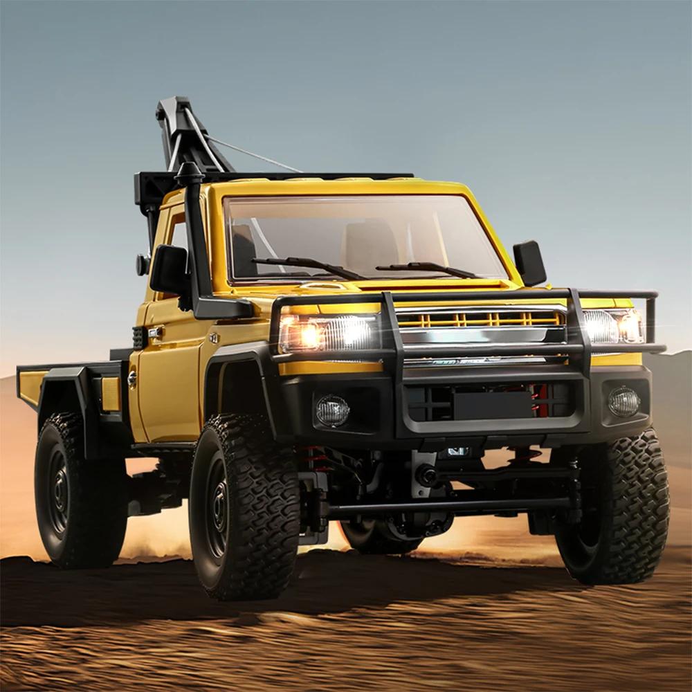 MN82T RC Crawler 1/12 2.4G 4WD Remote Control Off-road Pickup Simulation Crane Vehicle Electric Climbing Car Model Toys for Kids