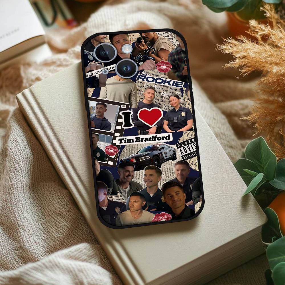 Чехол для телефона Tim B-Bradford Rookied для iPhone 1716 15 14 13 Pro Max 11 12 Mini X Xs XR Черный Силиконовый Чехол