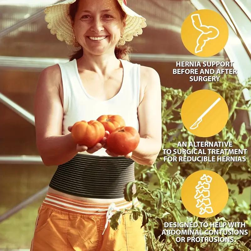 Грыжевой бандаж для пупка, брюшной бандаж с поддерживающей подушкой для грыжи - пупочная вентральная эпигастральная послеоперационная и пупочная грыжа