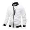 Men S Plus Size Casual Jacket Long Sleeve Stand Collar Spring Autumn