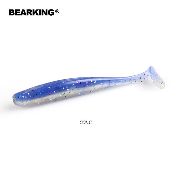 BEARKING Shiner 75 мм 2 г 16 шт./пакет рыболовные приманки мягкие приманки искусственные приманки снасти джеркбейты для щуки и окуня