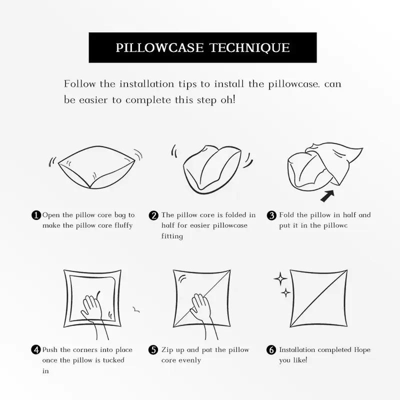 Vikama Cute Anime Print Decorative Pillowcase, Soft And Comfortable Cover With Hidden Zipper, Suitable For Car Sofas