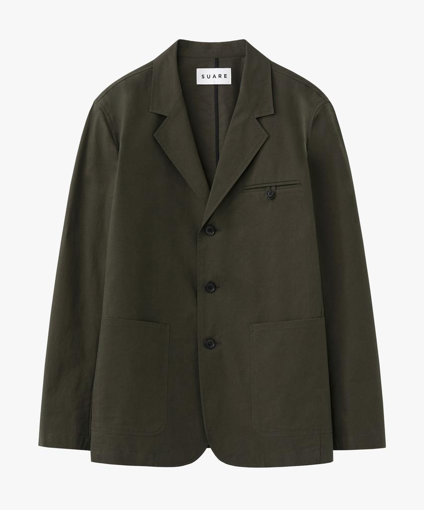 Suare Comfort Хлопковый Однобортный Пиджак Vogue