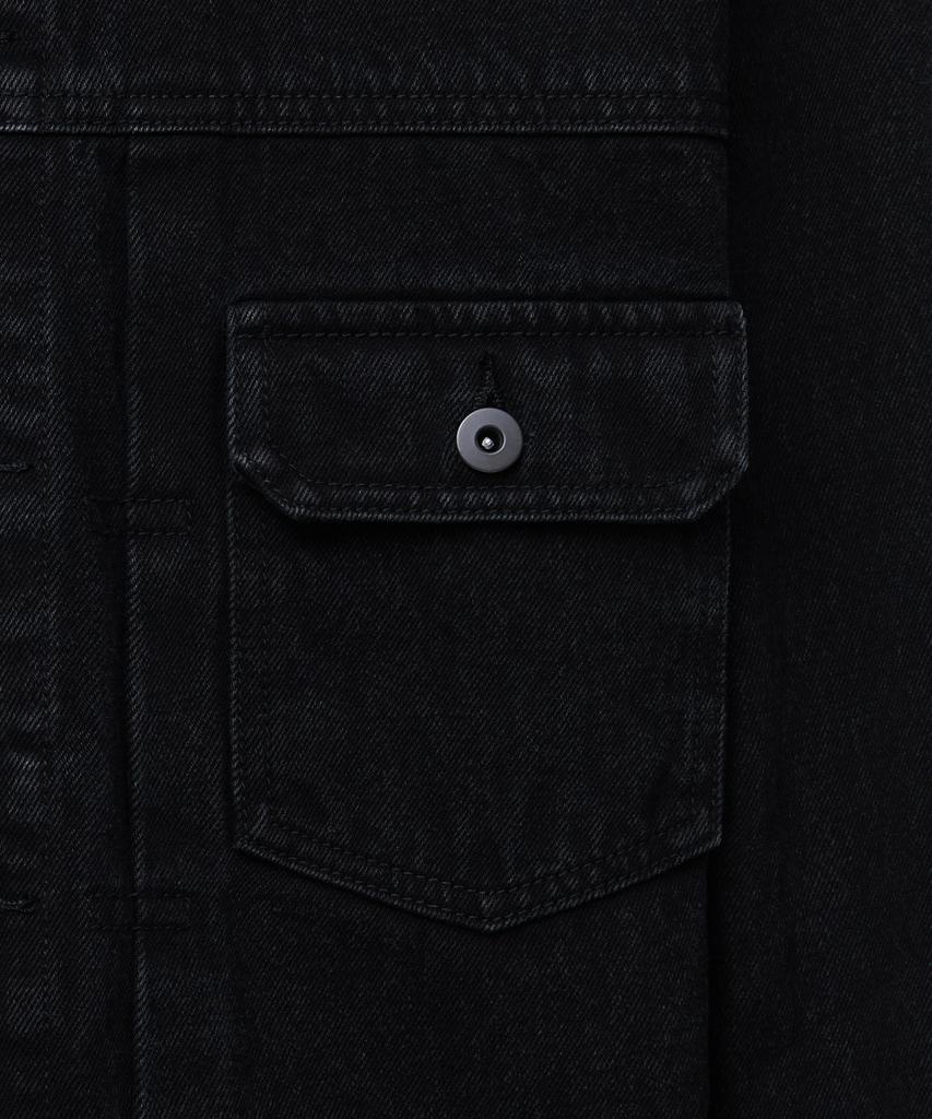 Musinsa Standard Relaxed Denim Trucker Jacket 2 [Washed Black]
