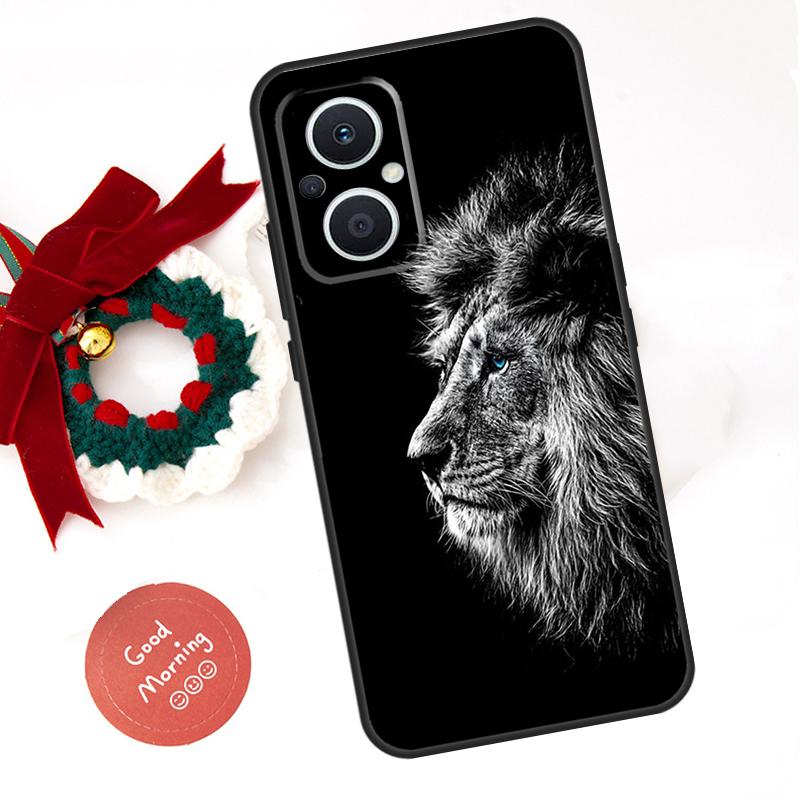 Чехол с рисунком Волк Собака Кошка Птица Лев Тигр Животное Для OPPO Reno 8 Lite 10 11 12 13 14 Pro 11F 12F 13F 14F OPPO Find X8 X5 X6 X9 Pro