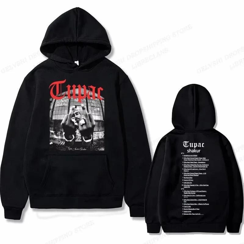 Толстовки Tupac 2Pac для мужчин и женщин, с принтами, уличный стиль, хип-хоп стиль, осенне-зимние модные топы
