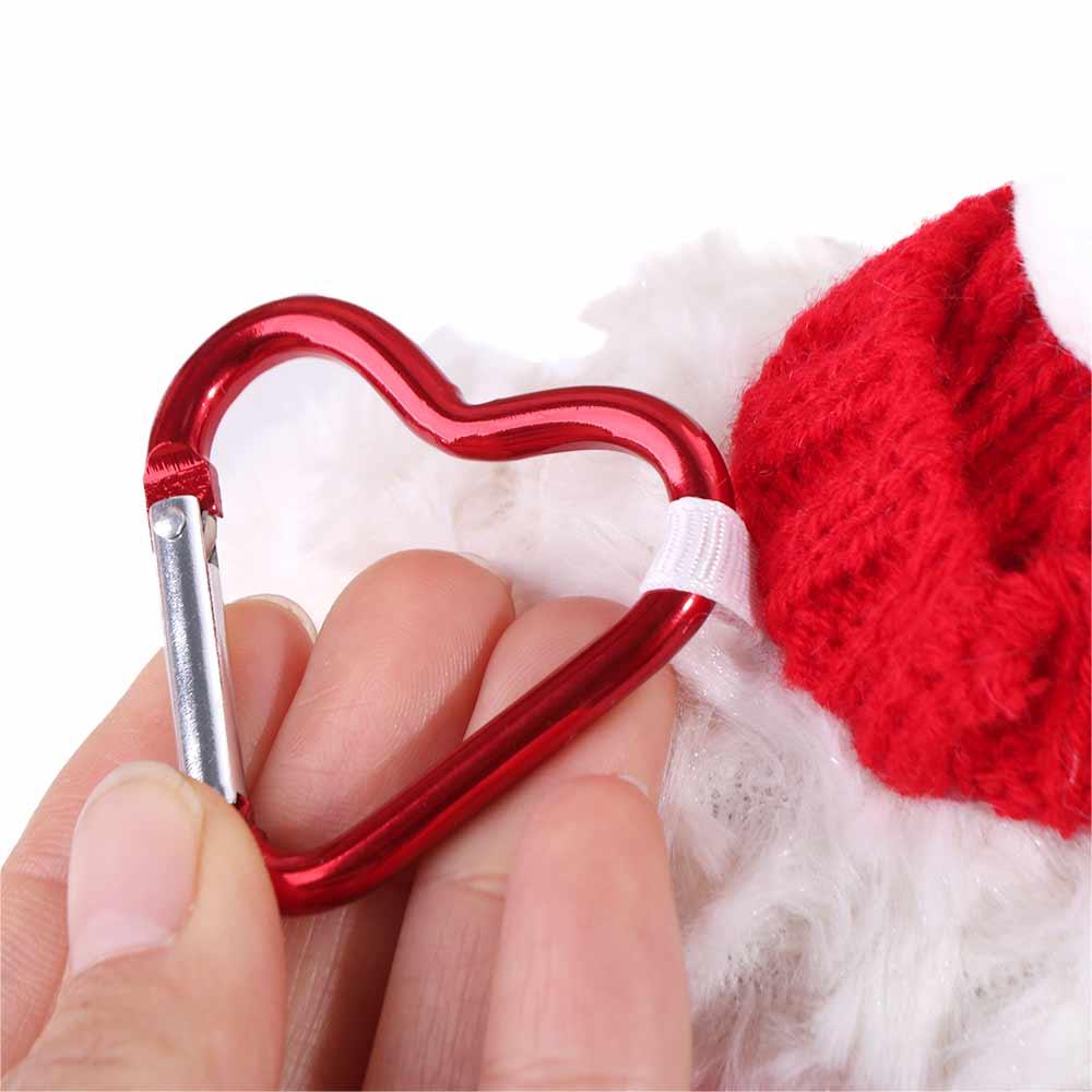 Cartoon Cartoon Plush Keychain Soft Plush Doll Key Ring Cute Christmas Rabbit Pendant Friends