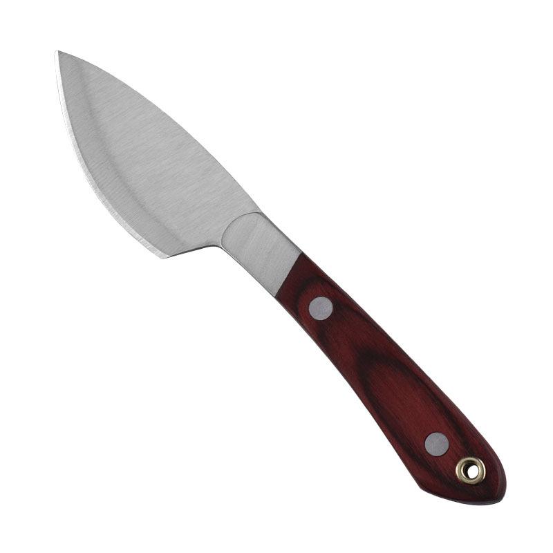 420 Stainless Steel Small Dinner Dark Wood Handle Charcuterie Cheese Fruit Cutter Server Mini Butter Spreader Cutlery Tool 6