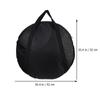 Double- Layer Cymbal Bag Carry Handle Cymbal Gig Bag Cymbal Storage Case  Travel Container