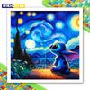 Алмазная живопись Дисней Мультяшный Стич Алмазная мозаика Ван Гог Звездная ночь Сделай сам Пейзаж Набор для рукоделия Подарок ручной работы Домашний декор