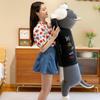 Большая мягкая плюшевая подушка-собака хаски - Утешительная кукла для детей