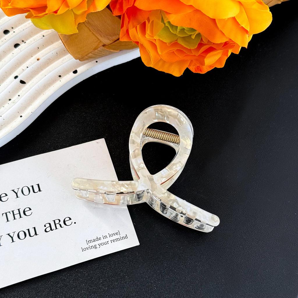 Шикарный большой зажим-краб для волос «Русалка» для изысканных высоких причесок и хвостиков разных цветов