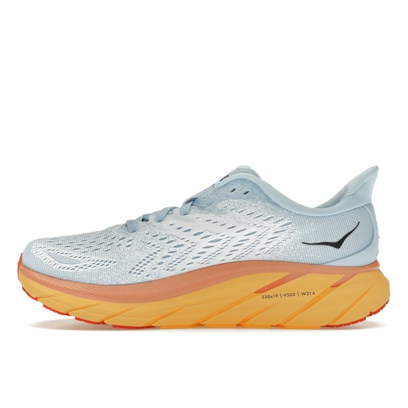 HOKA Clifton 8 Summer Song Ice Flow Женские кроссовки Синие 1119394-SSIF