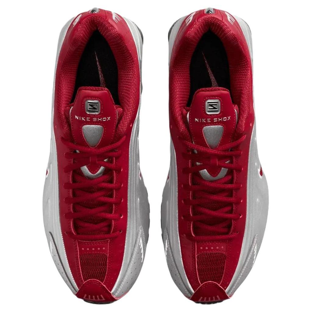 Nike Shox R4 Дышащие Беговые Кроссовки Мужские Серебристый Красный HQ1988-009
