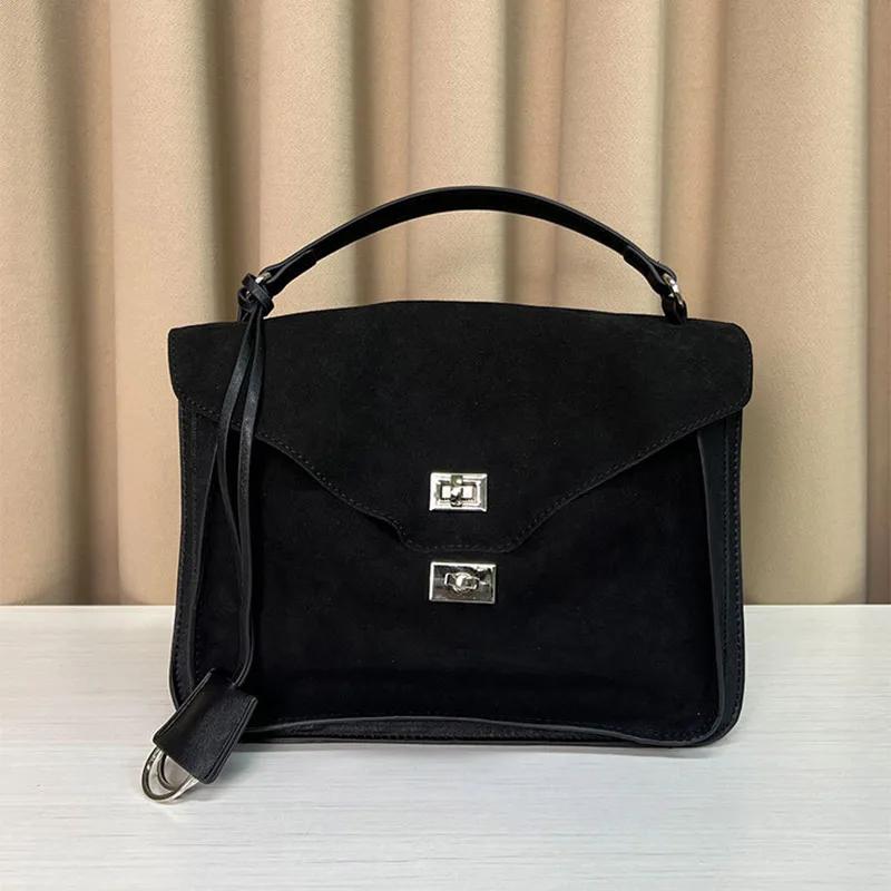 Осенние модные женские сумки в матовом кофейном цвете, сумка через плечо для поездок на работу, высококачественная сумка-мессенджер