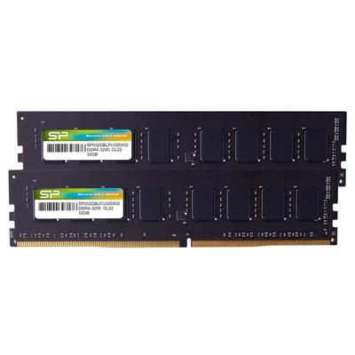 Silicon Power SP Silicon Power Настольный ПК Память DDR4 3200 32 ГБ x 2 288Pin CL22 SP064GBLFU320X22 PC4-25600 (64GB) 1.2V