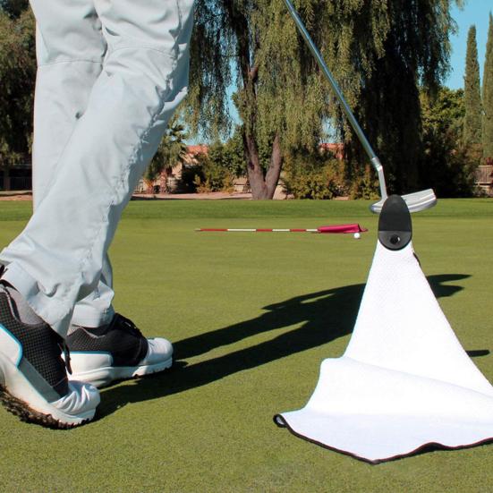 Магнитное полотенце для гольфа из микрофибры, полотенце для гольфа, ткань для чистки, блок с вафельным узором, быстросохнущий аксессуар для гольфа, сумки для гольфа, тележки