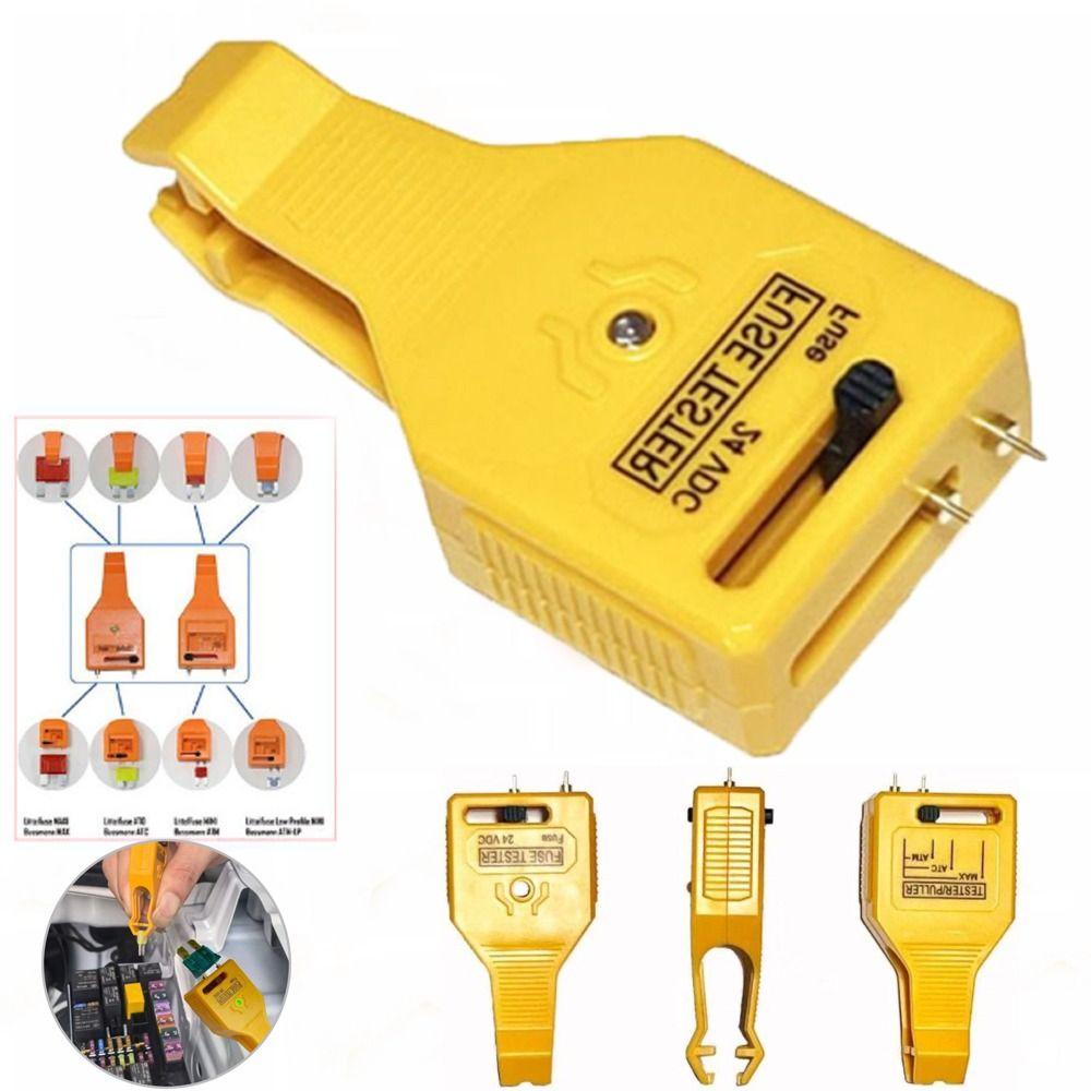 Easy to Use Car Fuse Type Tester with LED Indicator Light Auto Checker Removal Tool for Car Fuse