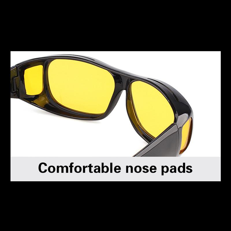 Солнцезащитные очки ночного видения Очки для ночного вождения Очки для водителя Унисекс Солнцезащитные очки с защитой от ультрафиолета Подарочные очки