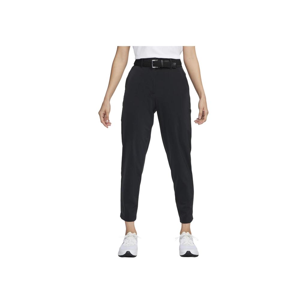 Nike Брюки для гольфа Dri-Fit Tour Solid со средней посадкой, узкие, прямые, повседневные, женские, черные FD5609-010