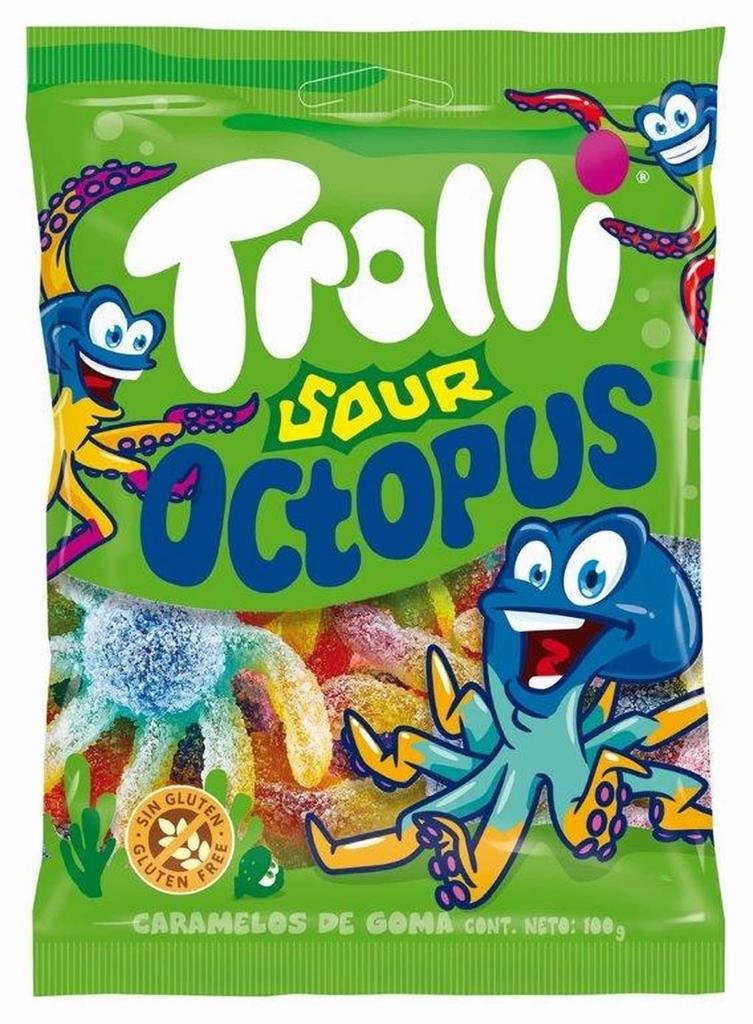 Trolley Sour Octopus 100 г x 12 пакетов