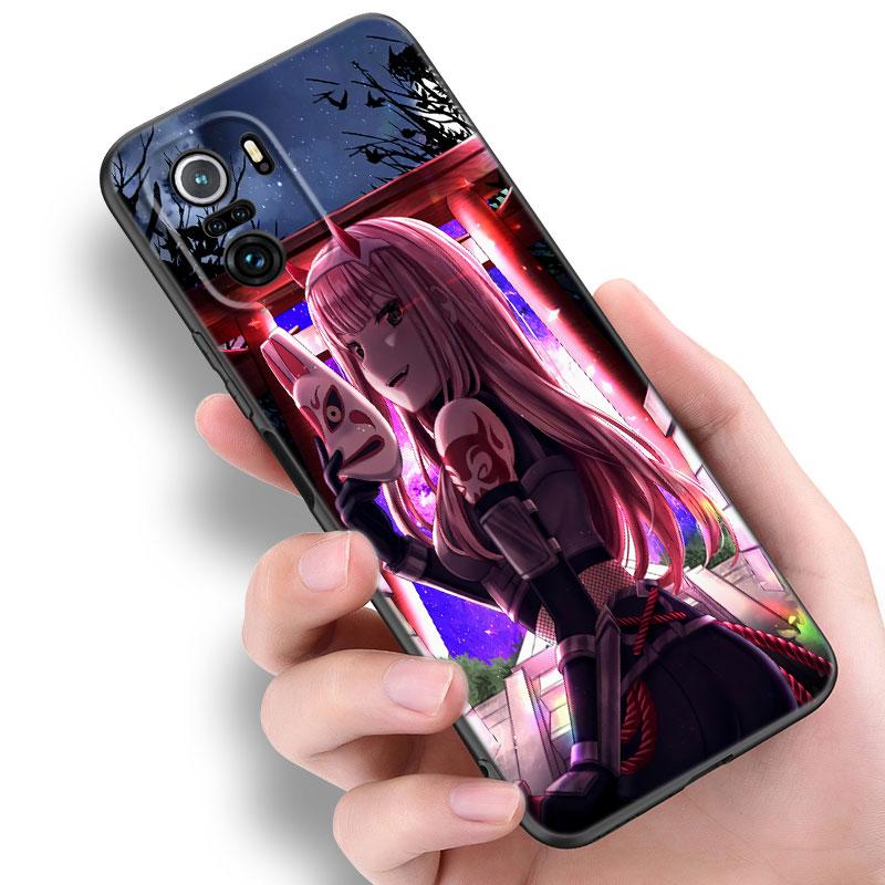 Чехол для телефона Zero Two Darling In The FranXX для Xiaomi Redmi Note 5 6 9T K20 K40 K50 Pro 7A 8A 9A 9C 9i 10A 10C A1 S2 черный чехол