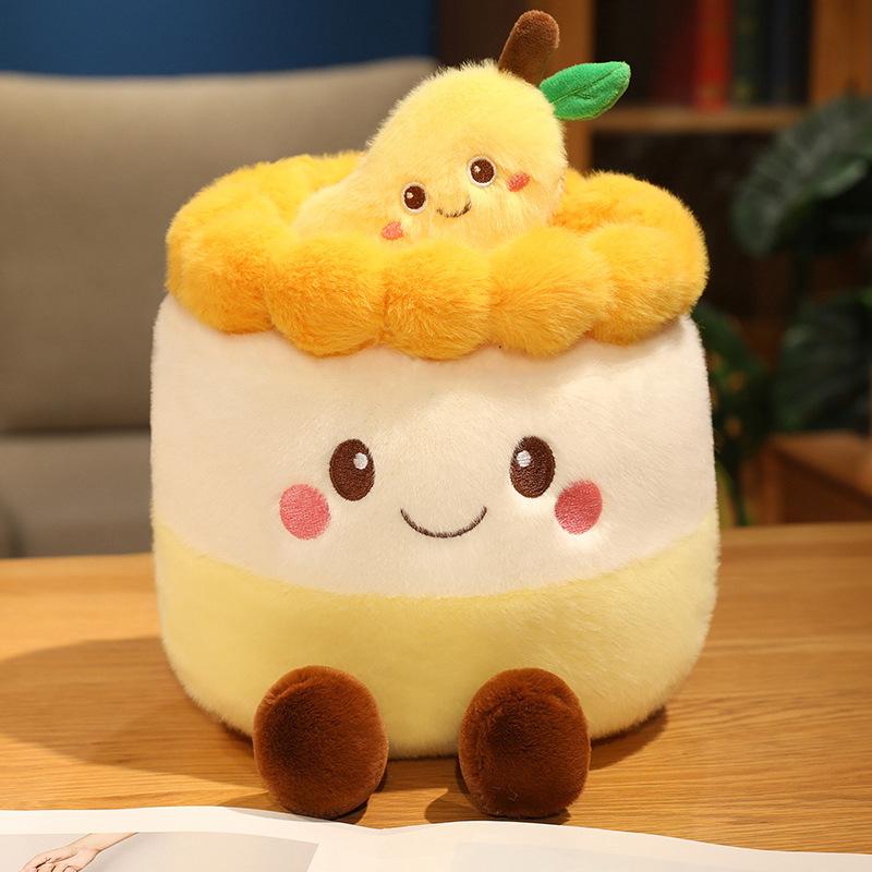 Плюшевые игрушки в виде имитации торта, кукла-десерт, кукла, милый клубничный торт, черничный торт, кукла, детский подарок