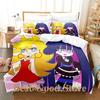 Постельное белье Panty And Stocking Комплект Односпальный Полуторный Двуспальный Кинг-сайз Комплект для кровати Взрослый Детский Спальня Комплекты пододеяльников 3D Аниме Комплект простыней