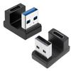 Конвертер Type-C «мама» в USB 3.0 «папа» 10 Гбит/с, Type-C в USB 3.0 с углом 90 градусов для удлинительного разъема USB-C.