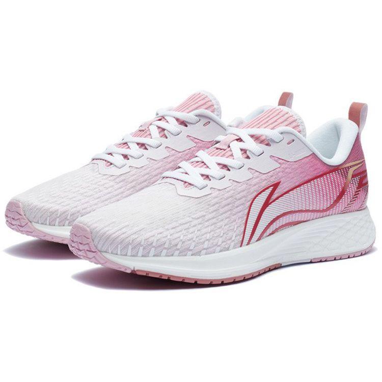 Кроссовки женские Li Ning Red Rabbit Fabric с нескользящей дышащей подошвой, белые ARMR022-7