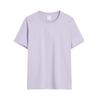 Zirunking Лето 2021, женские/мужские футболки унисекс, простые фиолетовые хлопковые футболки с круглым вырезом, базовая футболка в стиле Харадзюку, XZGa