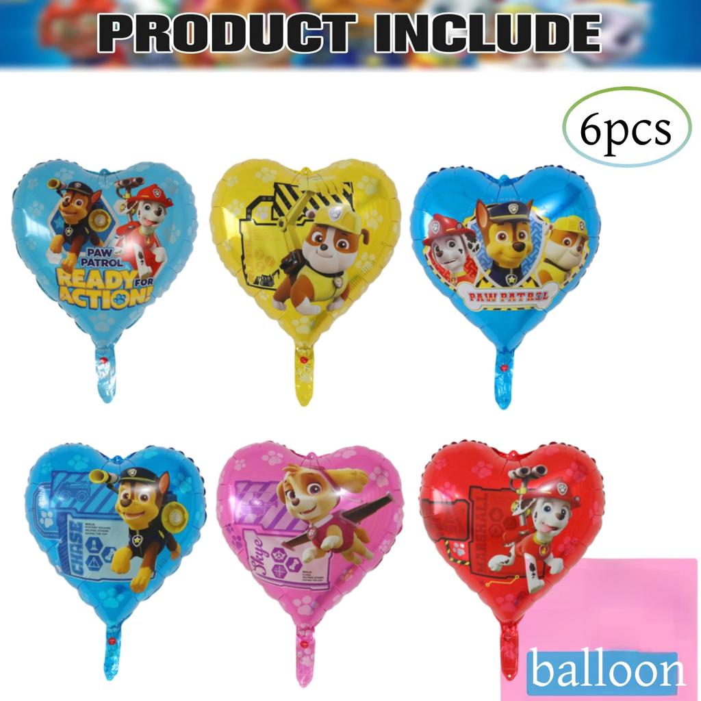 Новые украшения для дня рождения Щенячий патруль Собака Скай Воздушные шары Тарелка Скатерть Подарочный пакет Праздник для малыша Товары для детской вечеринки Игрушки подарки