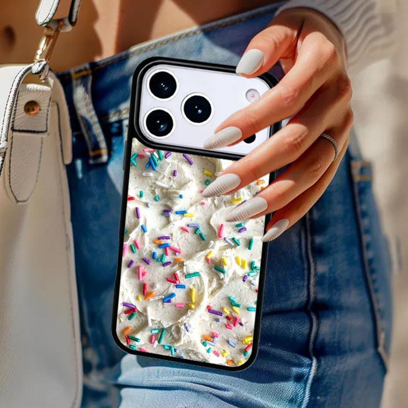 Эстетичный чехол для телефона с пятнышками и брызгами Для iPhone 17 Air 14 15 13 12 Max Чехол Для Apple 16e 11 Pro Max Plus Coque