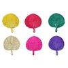 Artisanal Craft Natural Fan Handmade Lightweight Elegant Palms Leaf Handheld Fan For Indoor Cooling Traditional Festival