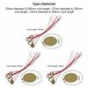 15 шт. Пьезодатчик 35 мм Пьезоусилители Диски Пьезодисковый Преобразователь Контактный Микрофон Триггер Звуковой Датчик с 10