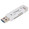 Новый многофункциональный 3-в-1 Type C   USB кардридер Высокоскоростной   (черный)